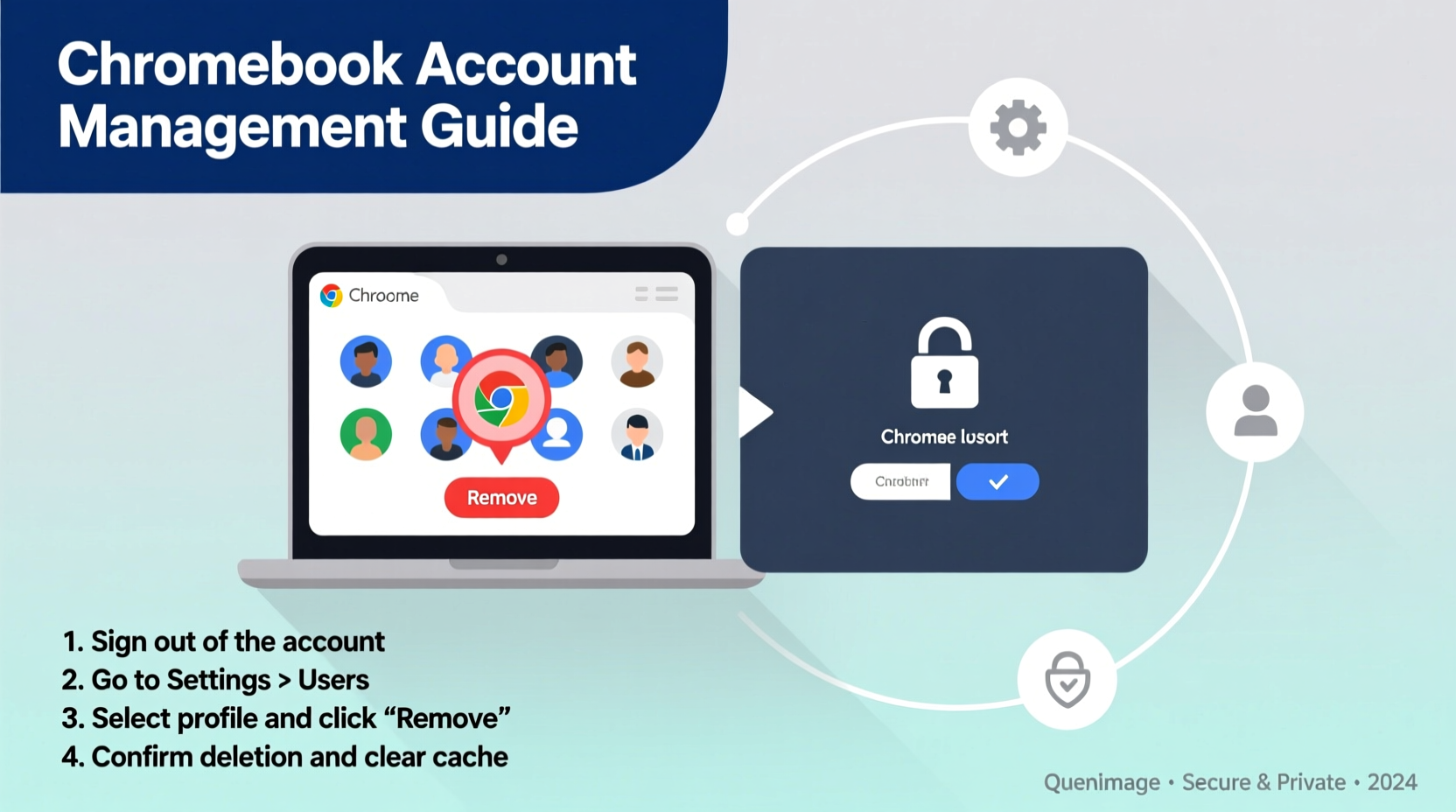 how to safely remove a chromebook account and manage user profiles effectively