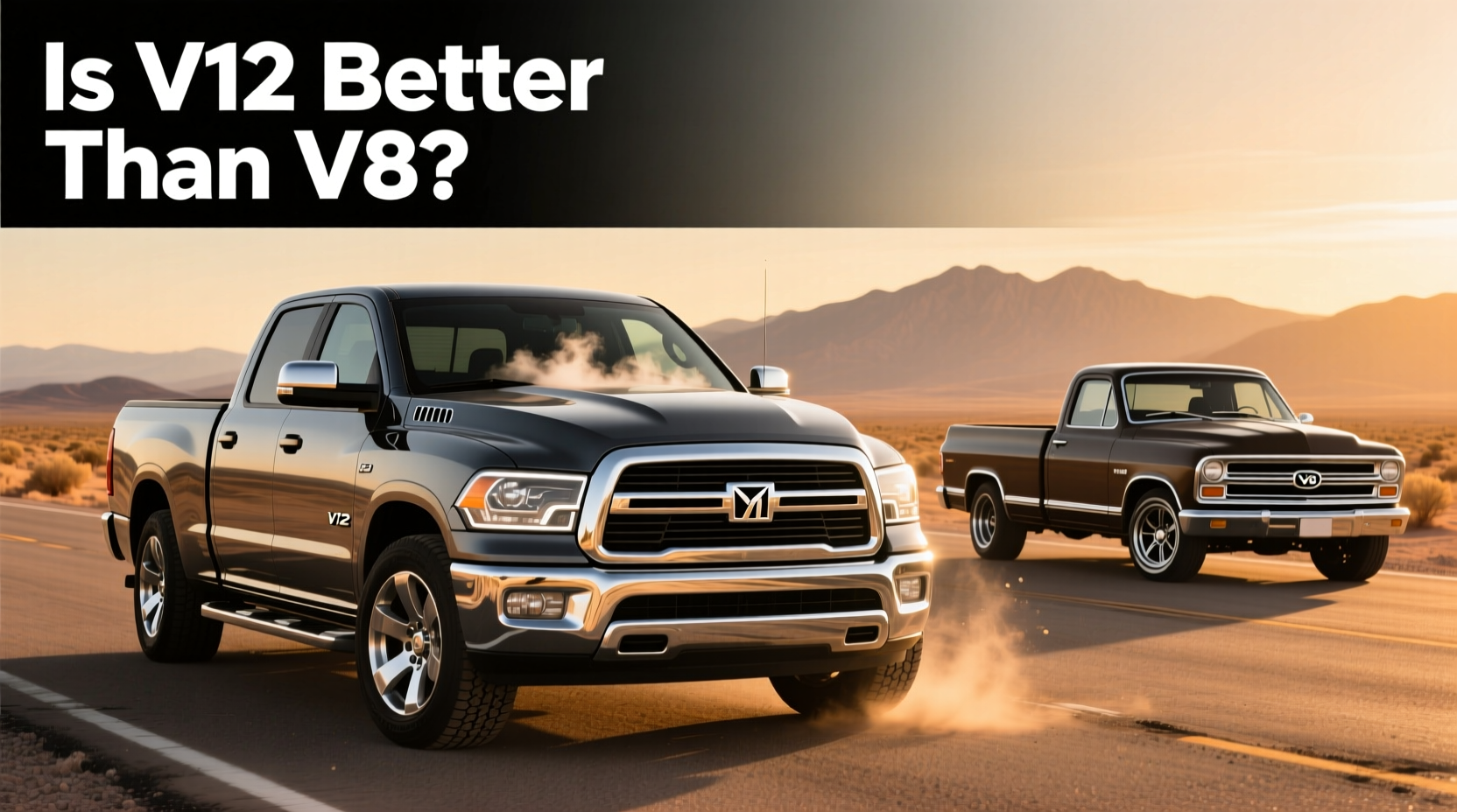 V12 vs V8 Engine Guide: How to Choose for Your Pickup Truck