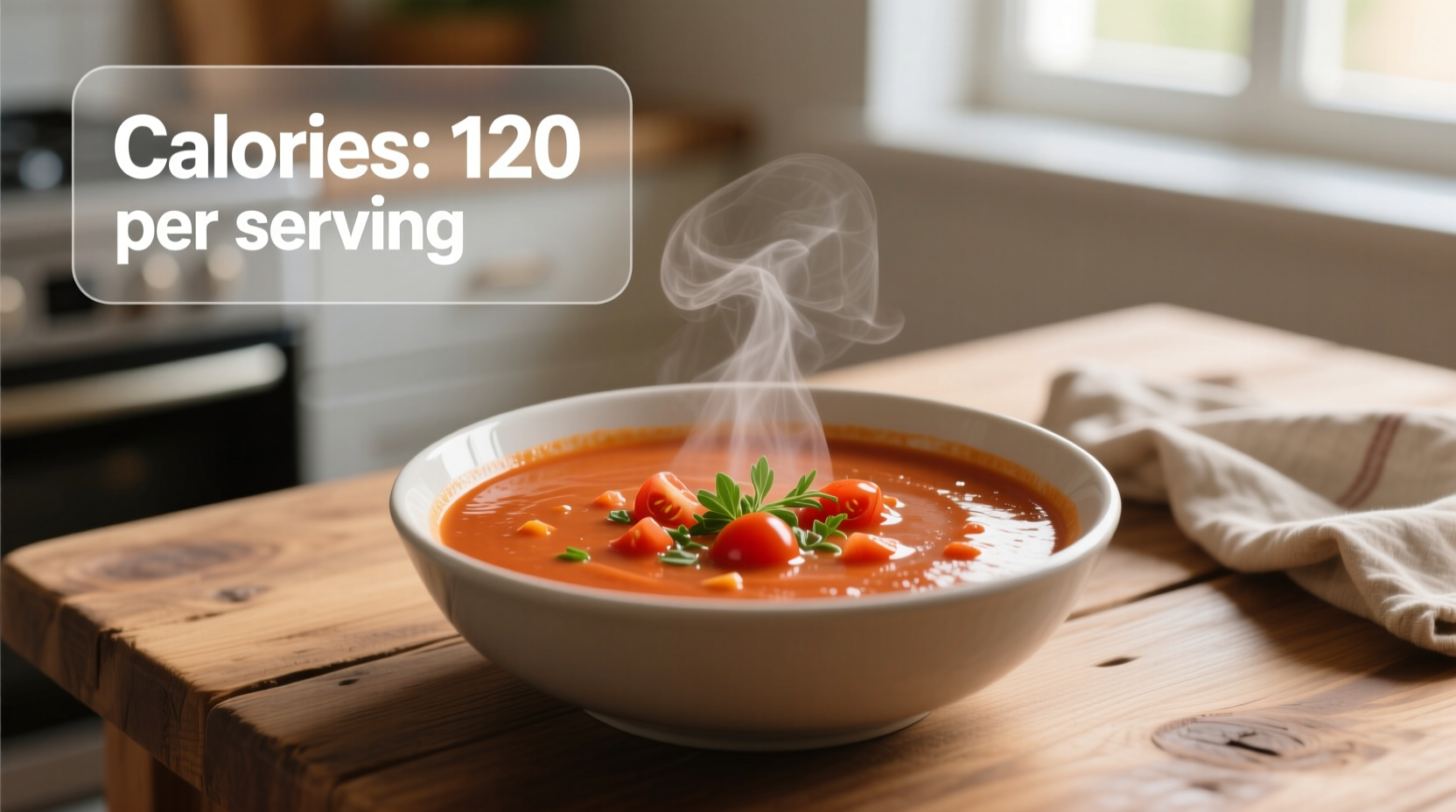 calories in a tomato soup
