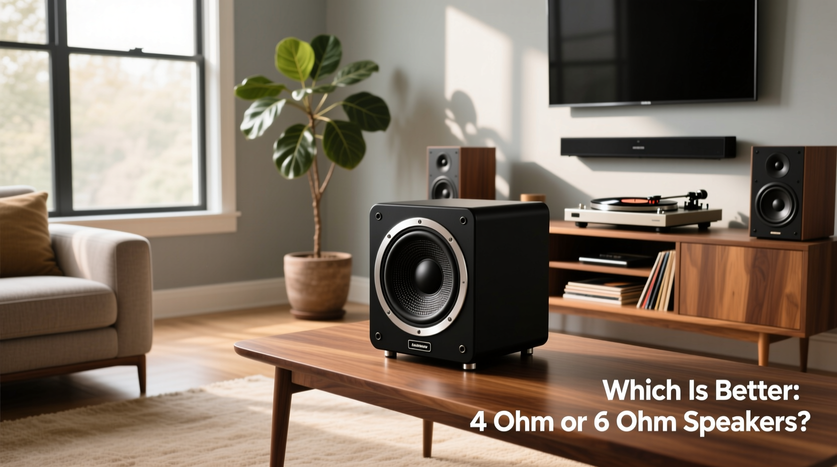 6-Inch Subwoofer Guide: How to Choose Between 4 Ohm and 6 Ohm