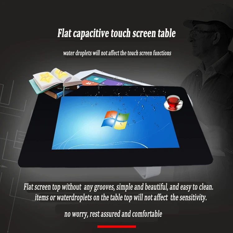 product-Best Game Conference Interactive Multi Touch Screen Smart Table Video Players for Restaurant