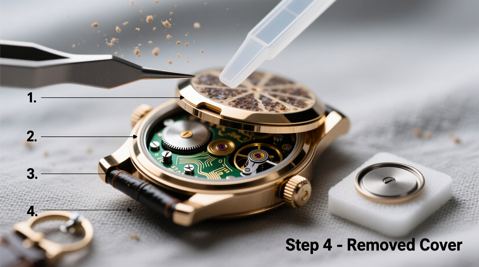 step by step guide to safely removing the cover of your fossil watch