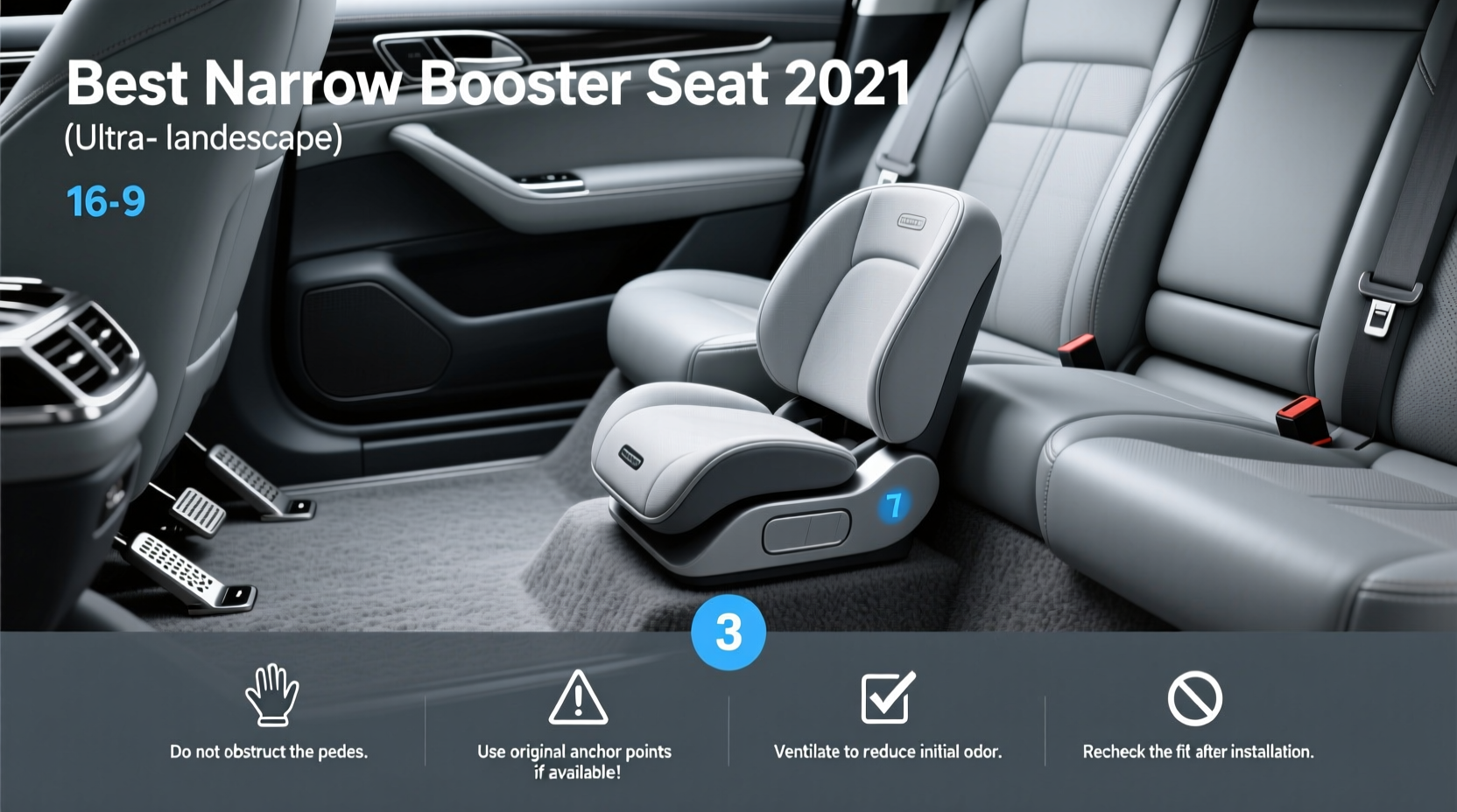 best narrow booster seat 2021