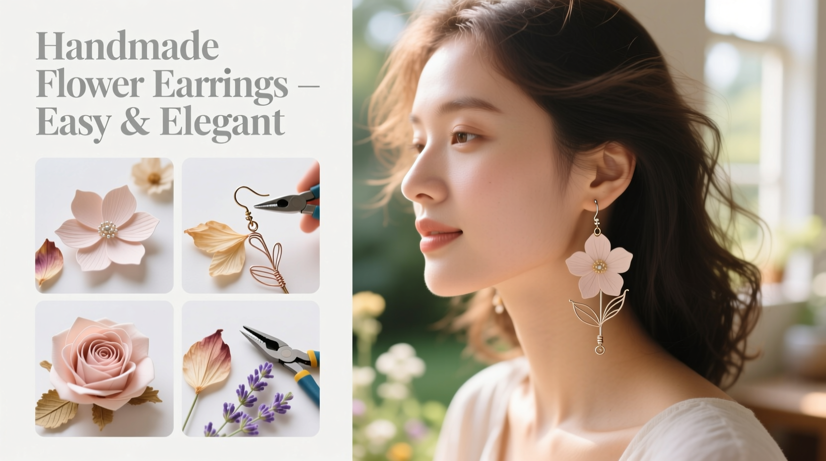 diy guide creating beautiful flower earrings at home with easy techniques