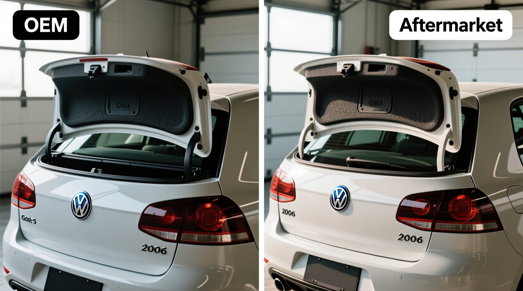 oem vs aftermarket golf 5 boot
