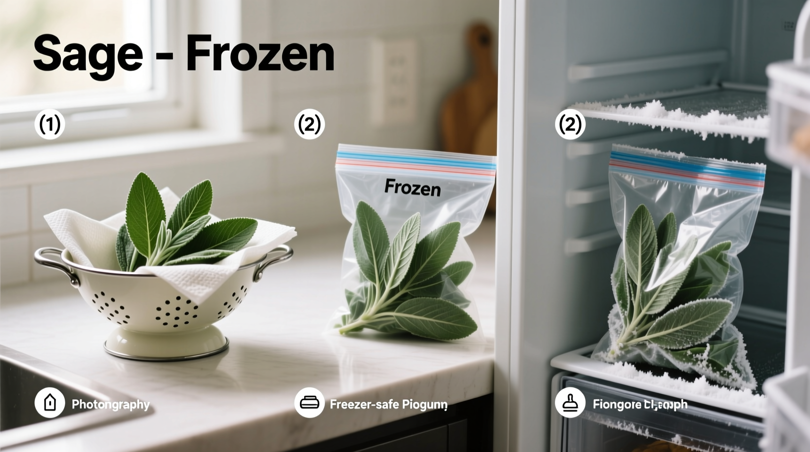 How to Freeze Sage Leaves Properly
