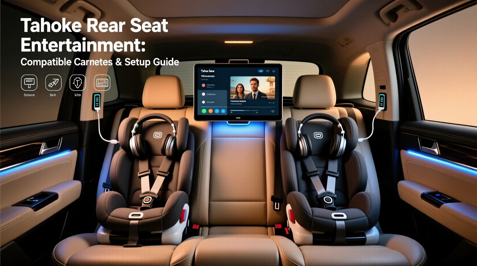 tahoe rear seat entertainment car seats