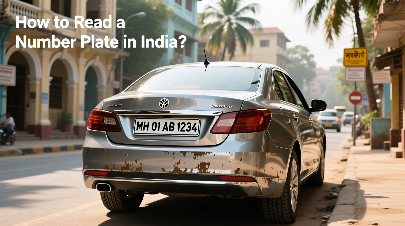 How to choose vehicle number plate in india, How to read a number plate in India?
