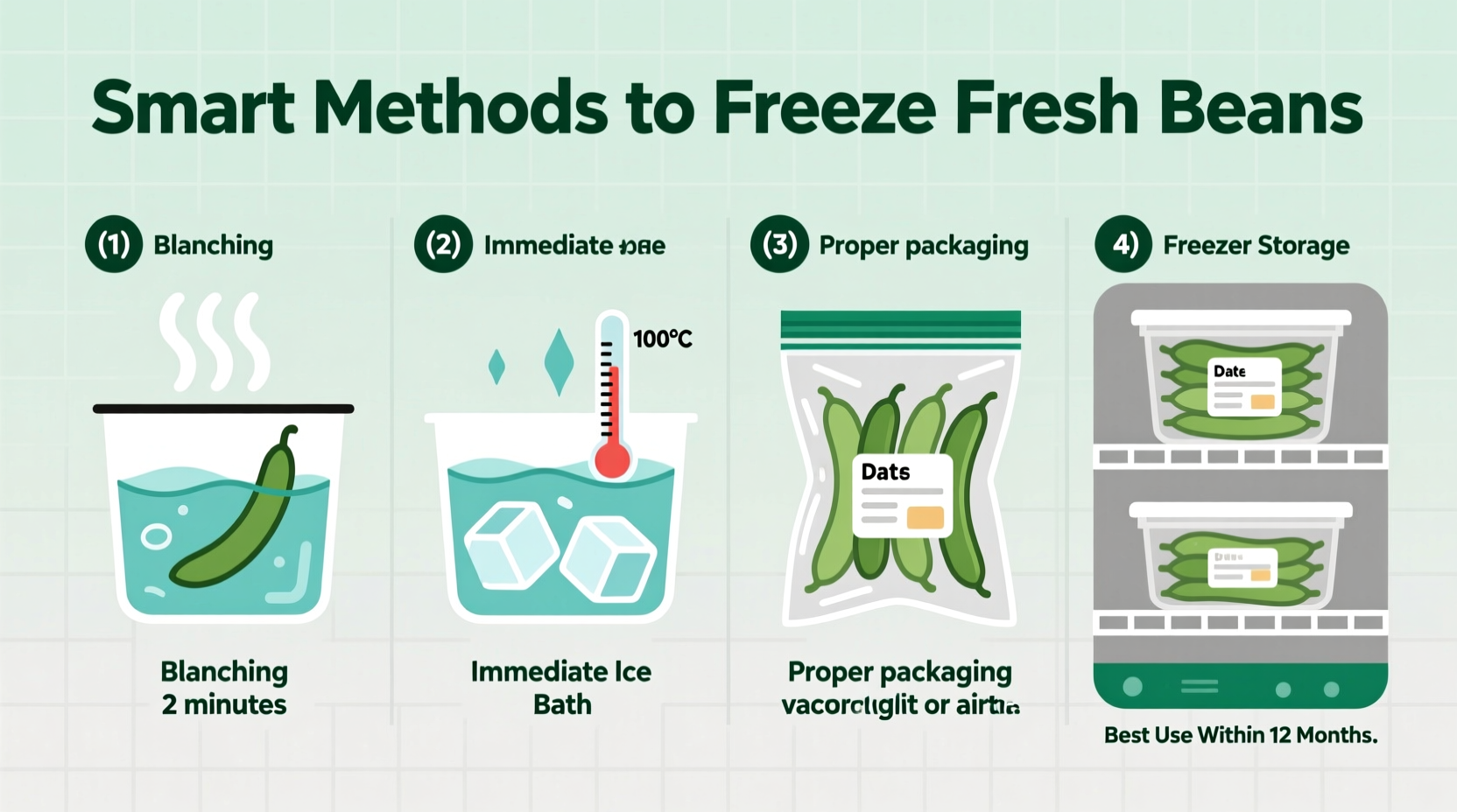 smart methods for the best way to freeze fresh beans easily and effectively