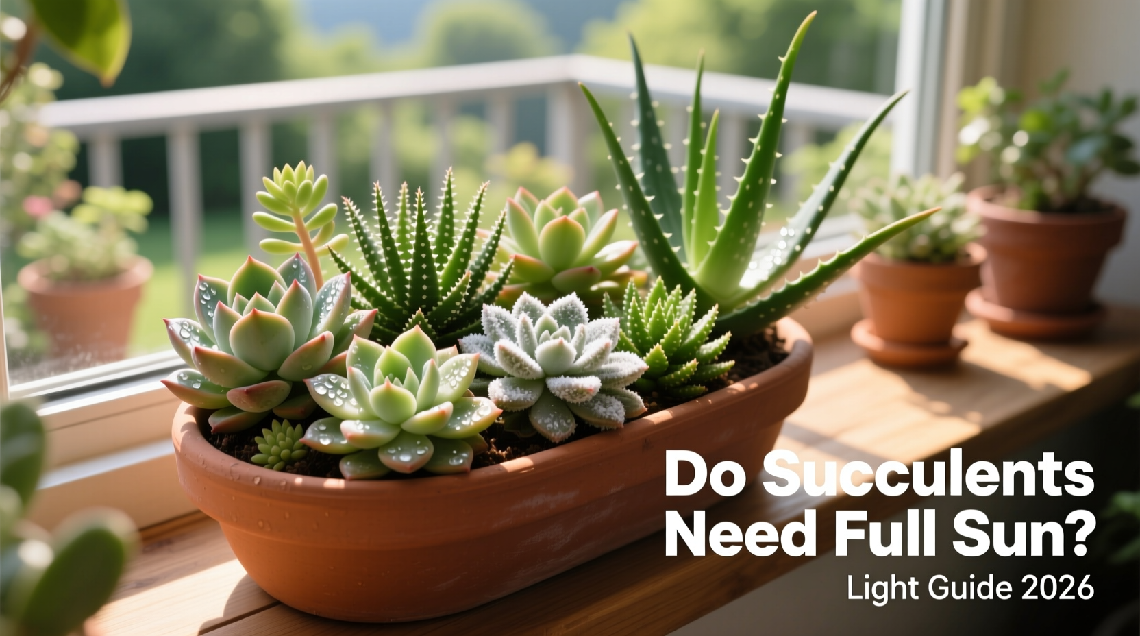 Do Succulents Need Full Sun? Light Guide 2026