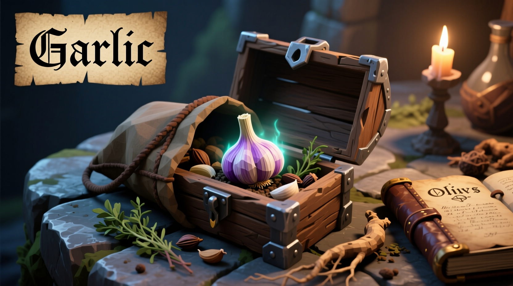 Elder Scrolls Oblivion garlic ingredient in inventory