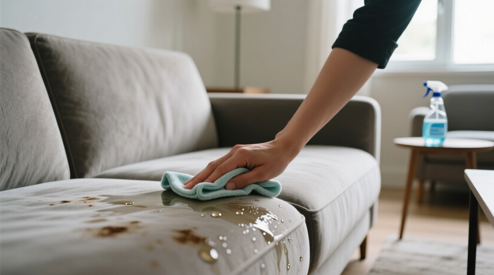 how to clean microfiber couch
