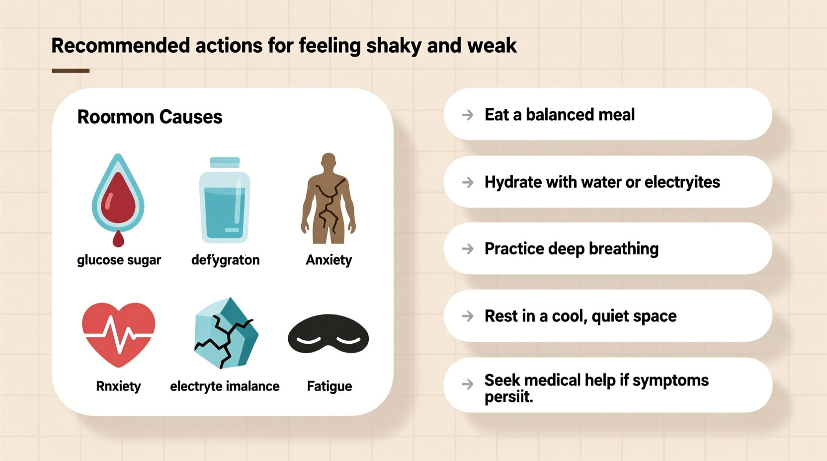 why am i shaky and weak common causes what to do