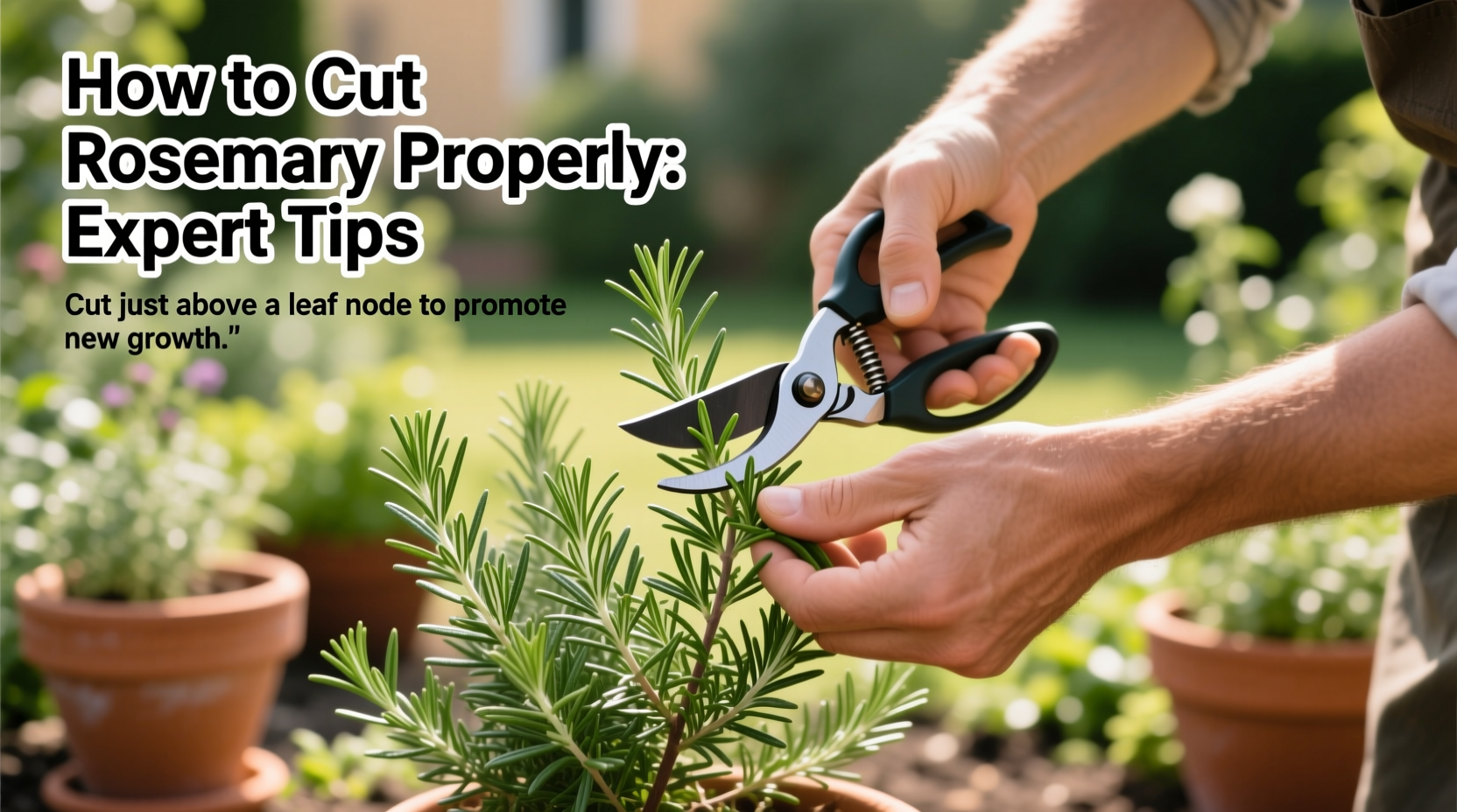 how do you cut rosemary