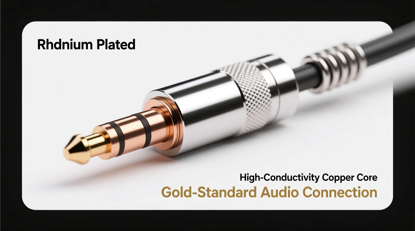 rhodium plated copper banana plug