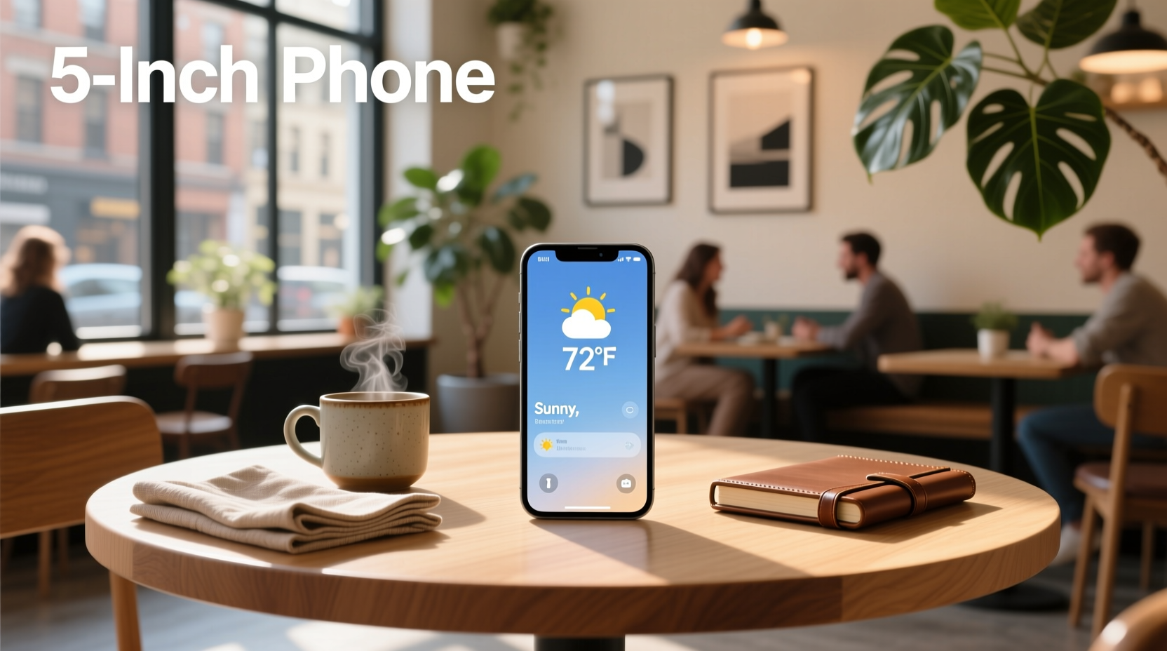 5 inch phone guide compact, portable practical