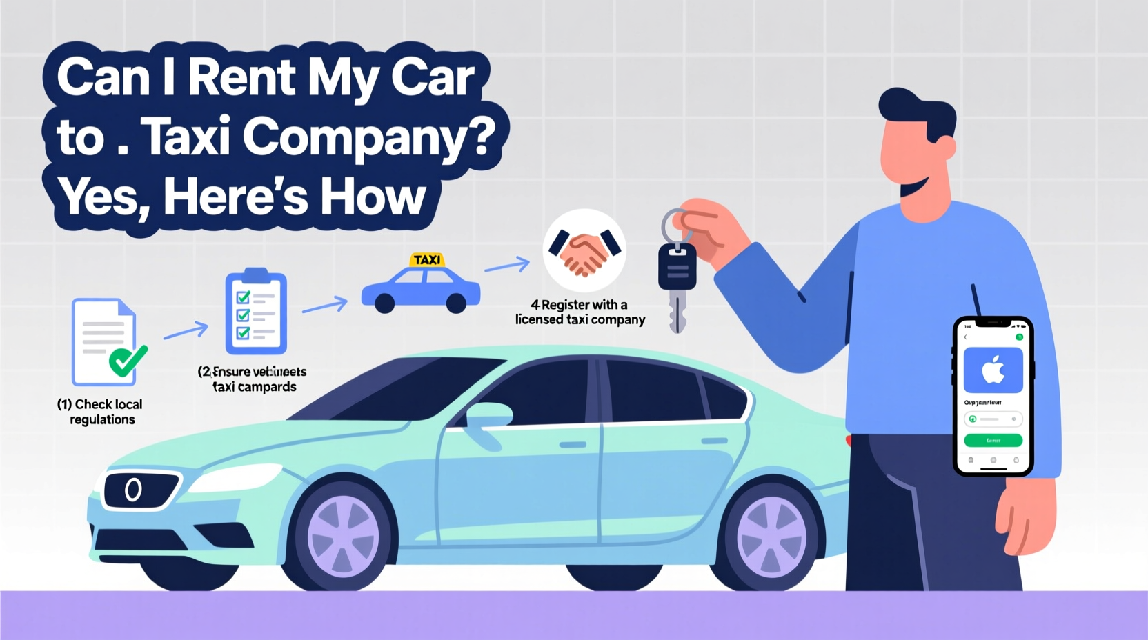 can i rent my car to a taxi company