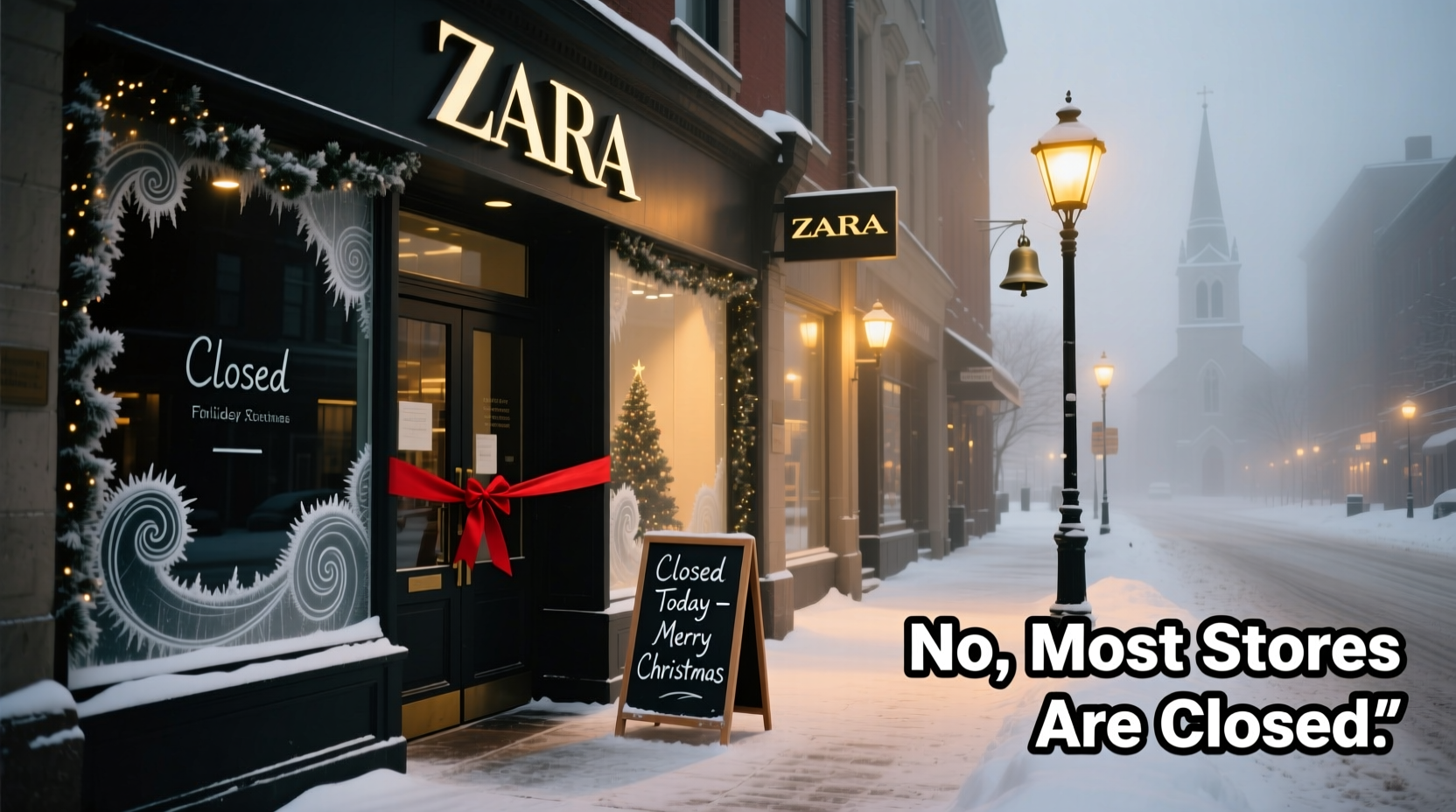 is zara open on christmas day
