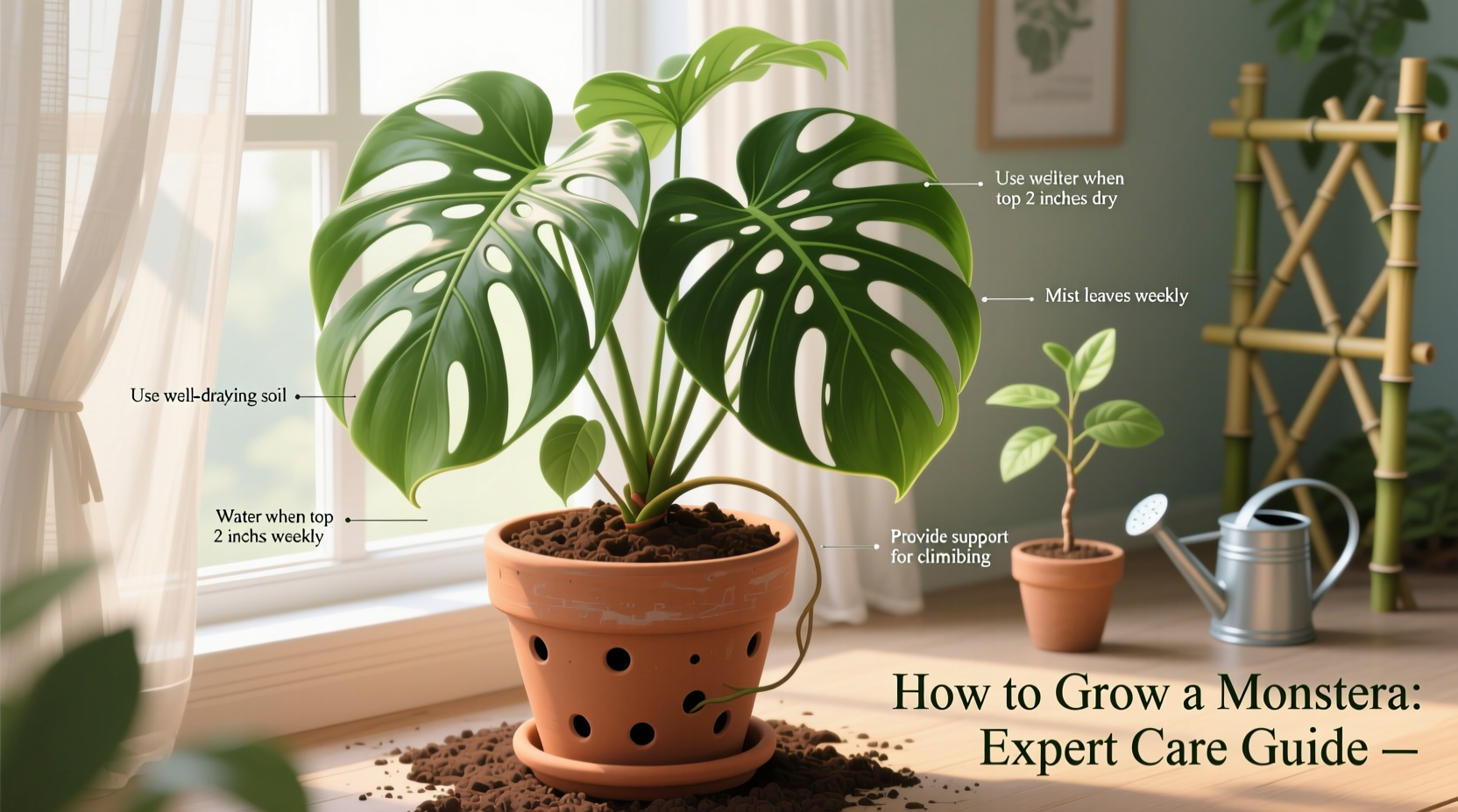 how to grow a monstera