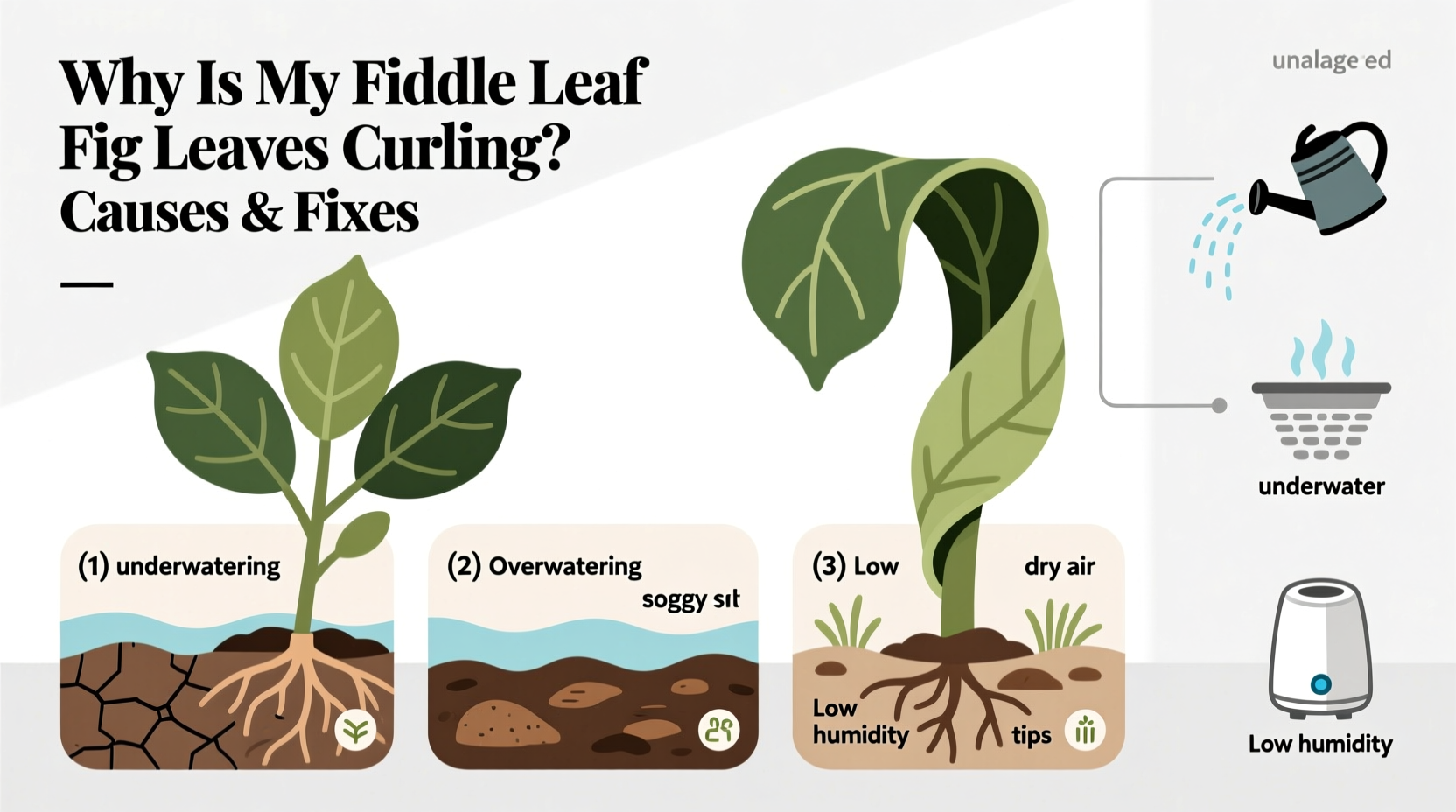 Why Is My Fiddle Leaf Fig Leaves Curling? Causes & Fixes
