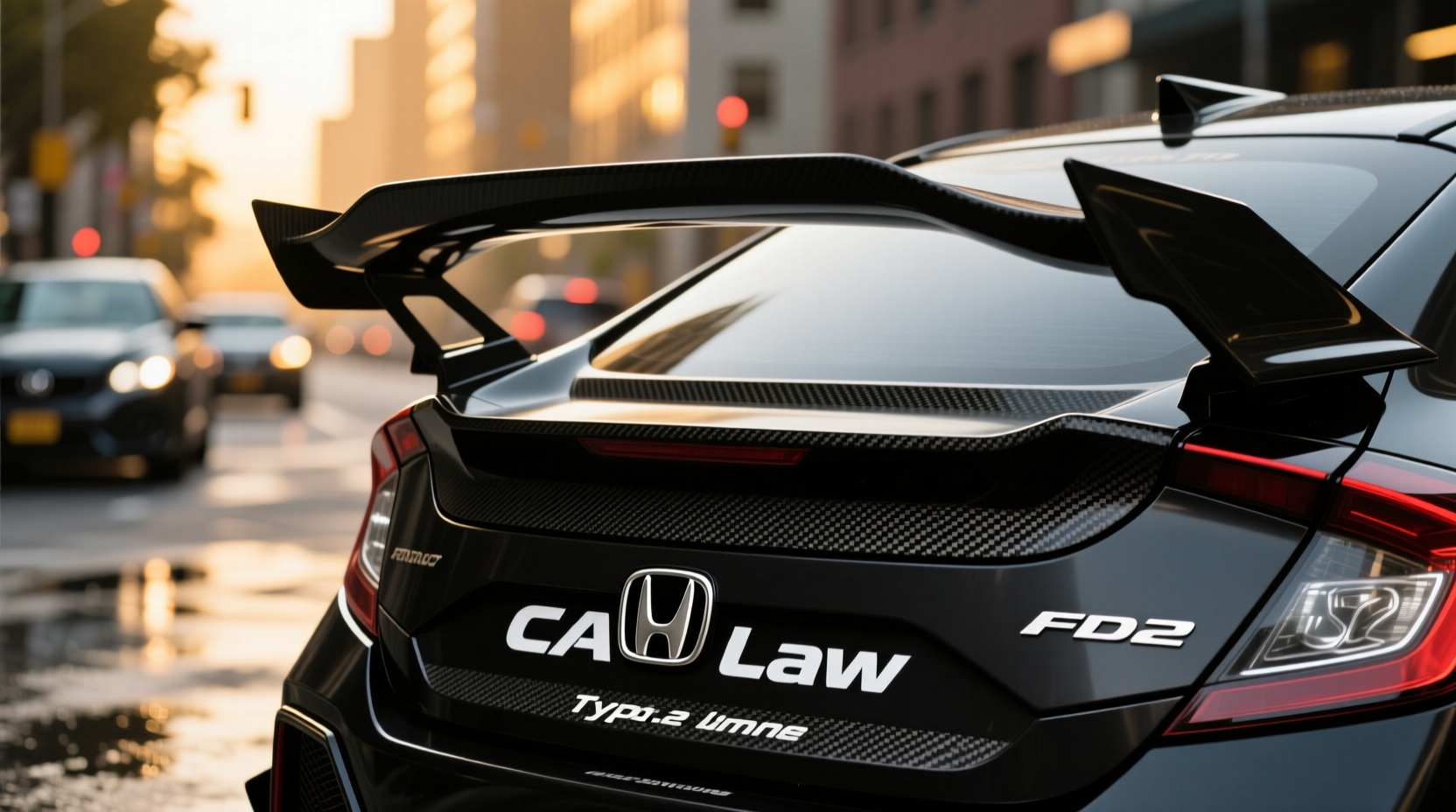 fd2 lip spoiler ca law
