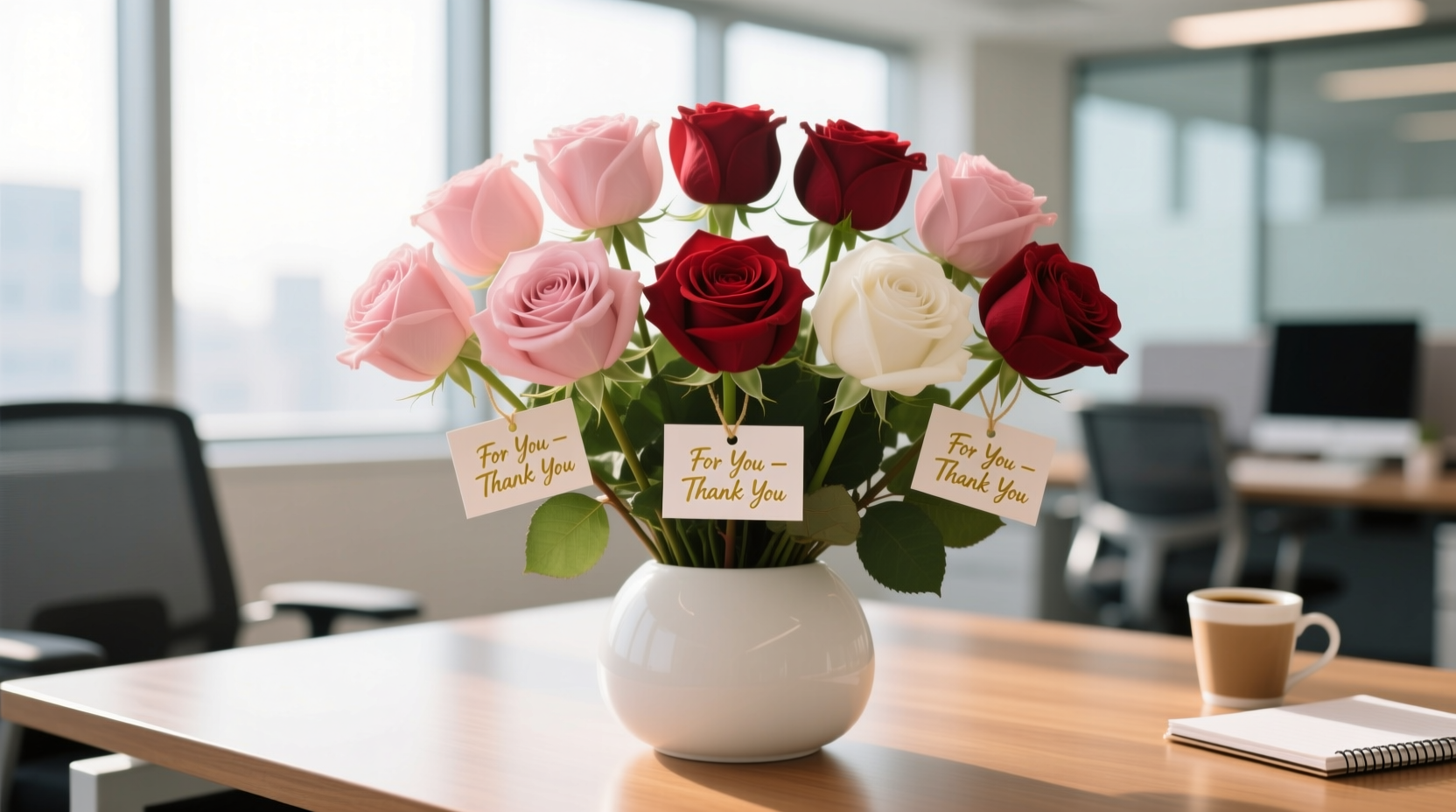 what color roses should i buy coworkers on valentines day