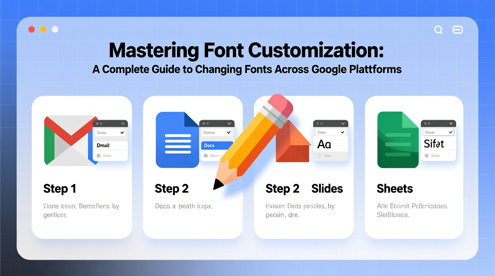 mastering font customization a complete guide to changing fonts across google platforms