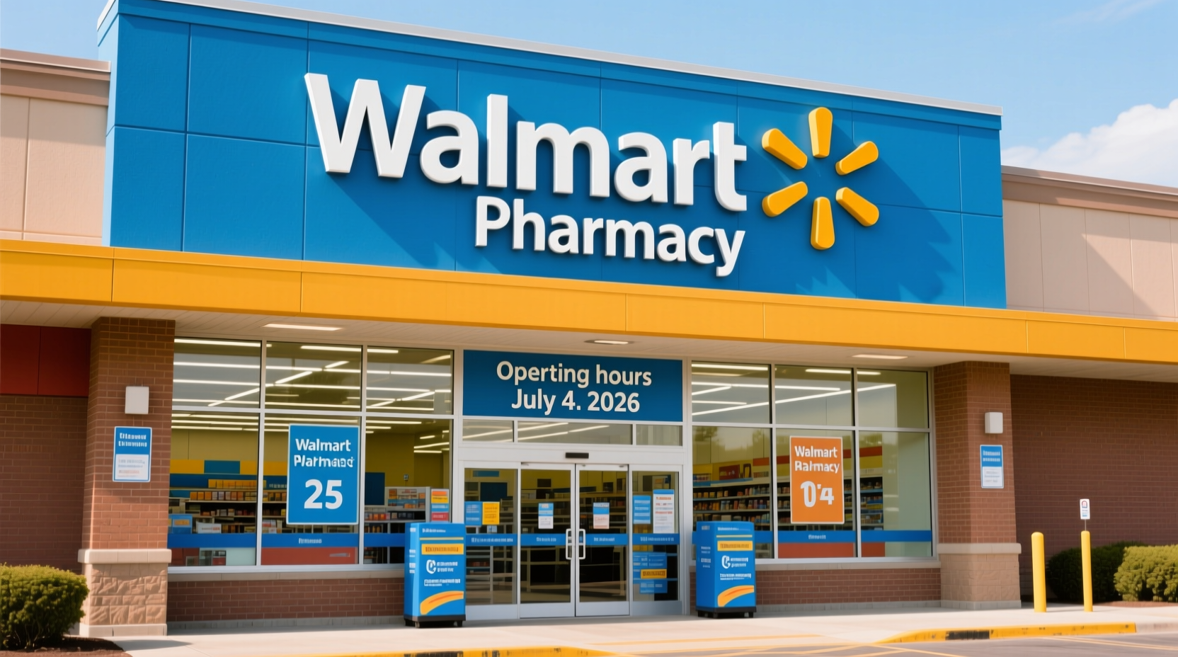 is walmart pharmacy open on july 4th 2026