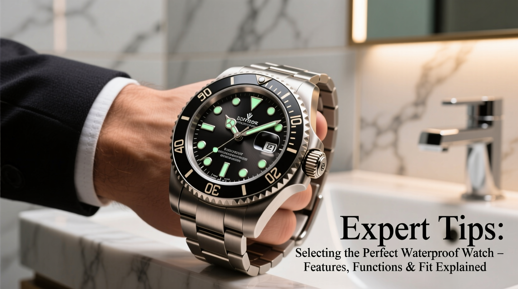 expert tips for selecting the perfect waterproof watch for men features functions and fit explained