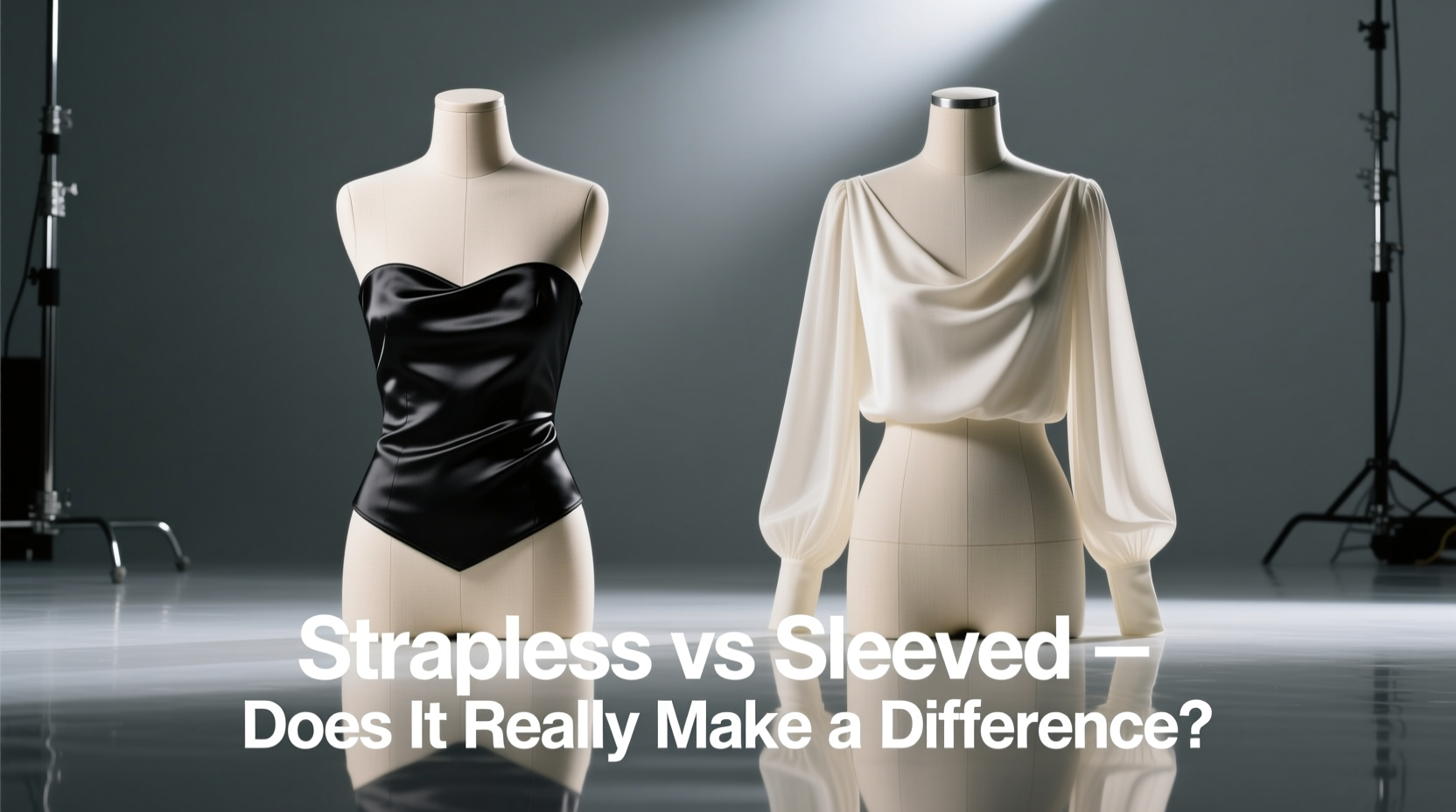 strapless vs sleeved top does it really make a difference or is it just hype