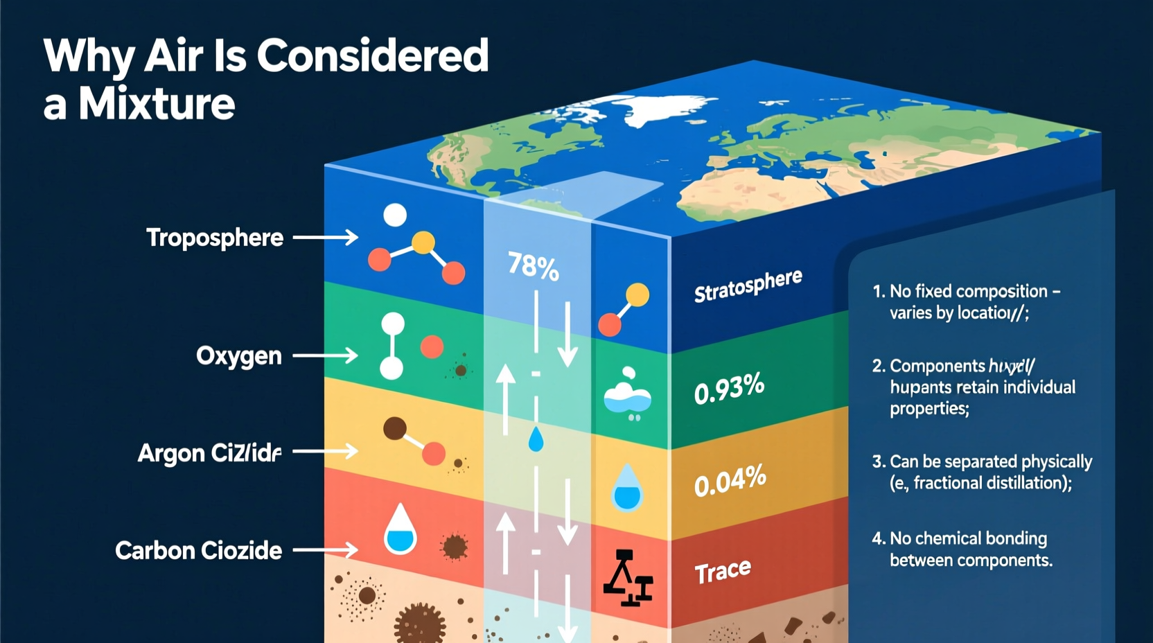 why air is considered a mixture reasons explanations