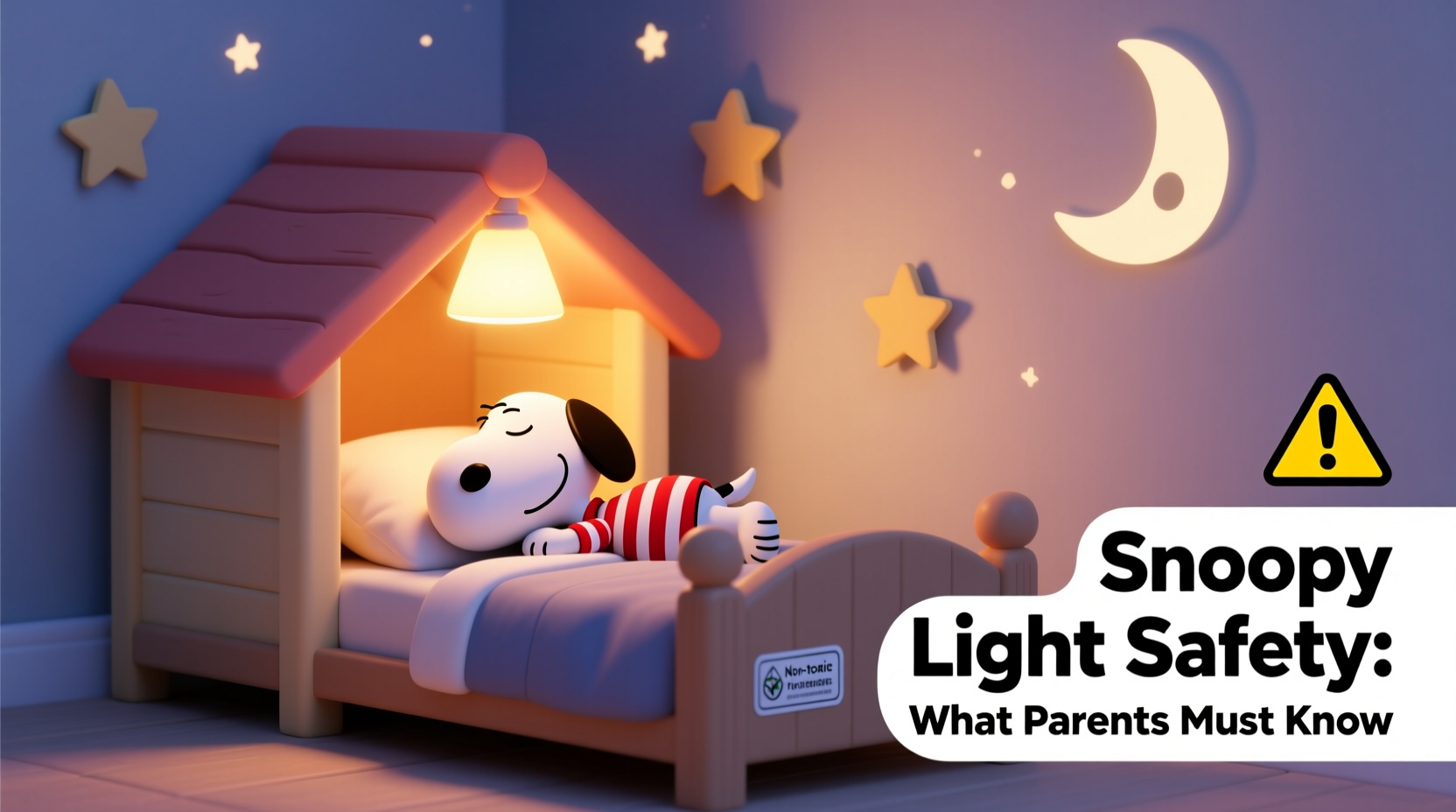 snoopy night light safety