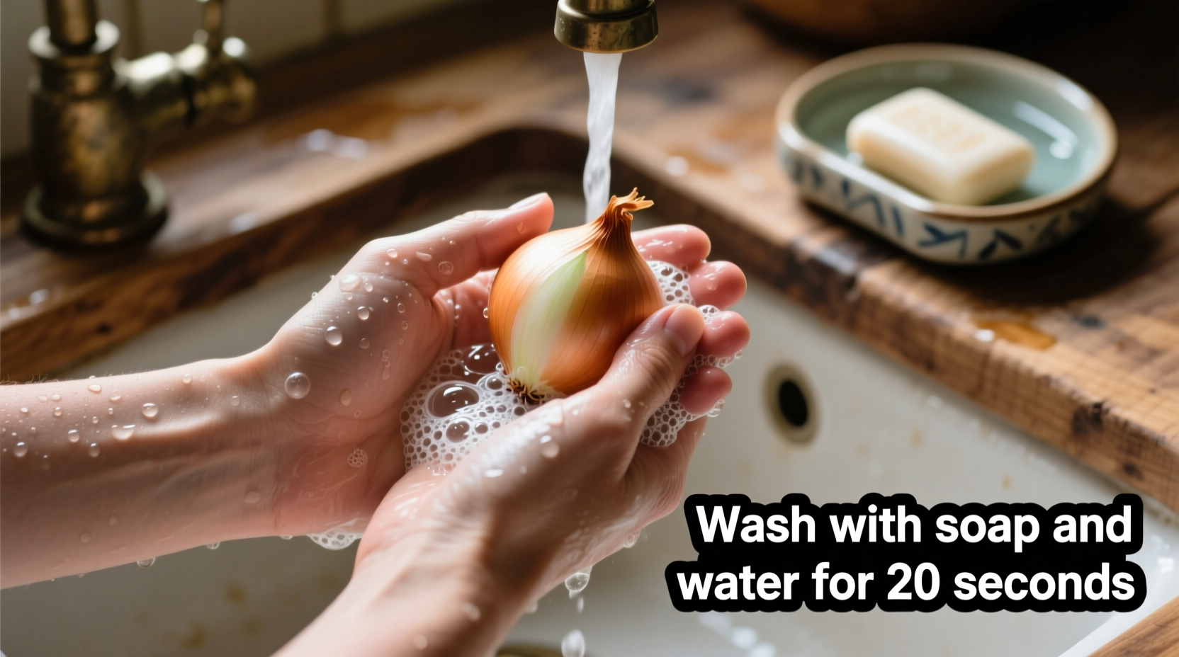 how to get smell of onion off hands