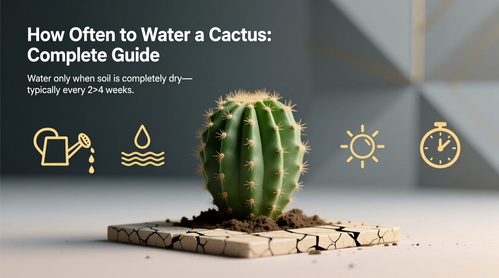 how often water cactus