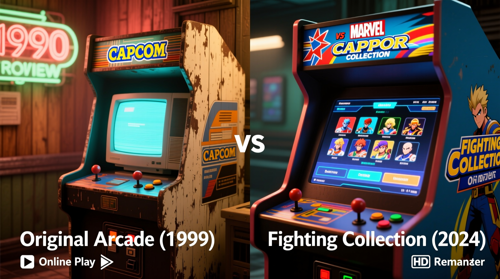 is the new marvel vs capcom fighting collection worth it or should i stick with the original arcade