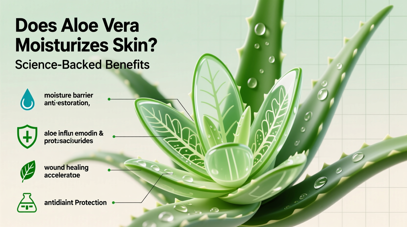 does aloe vera moisturize skin