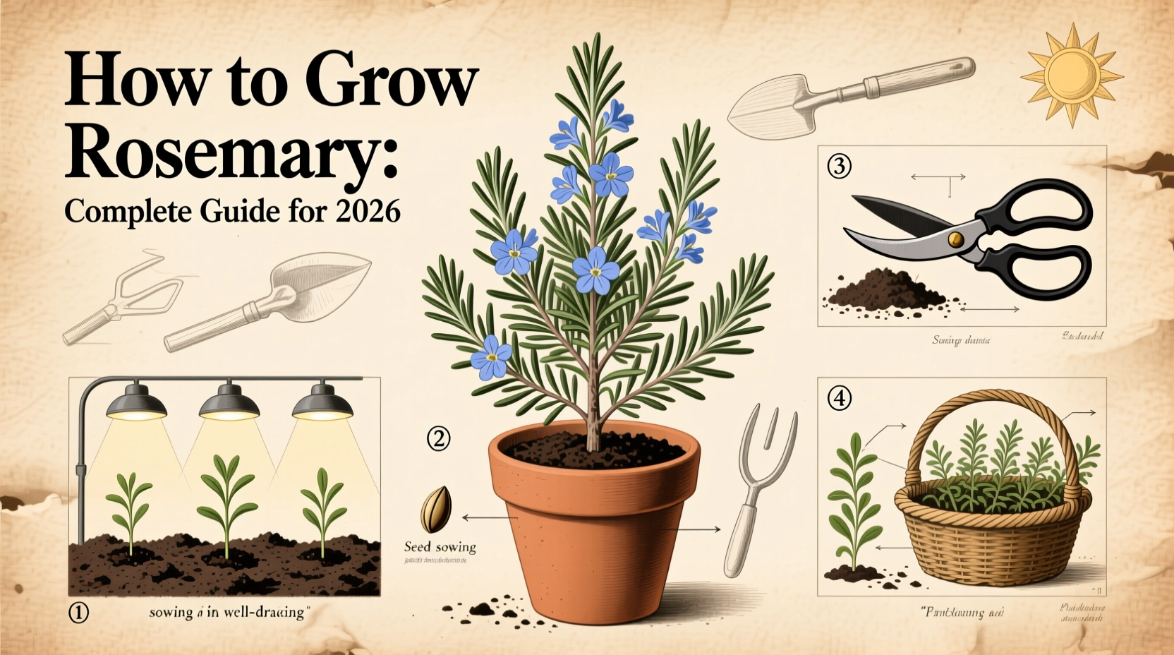How to Grow Rosemary: Complete Guide for 2026