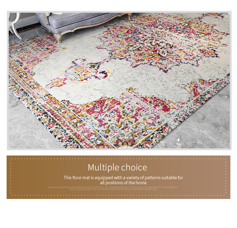 High Quality Modern Floral Wall Custom Lounge Thick Carpet Rug For Kitchen In China
