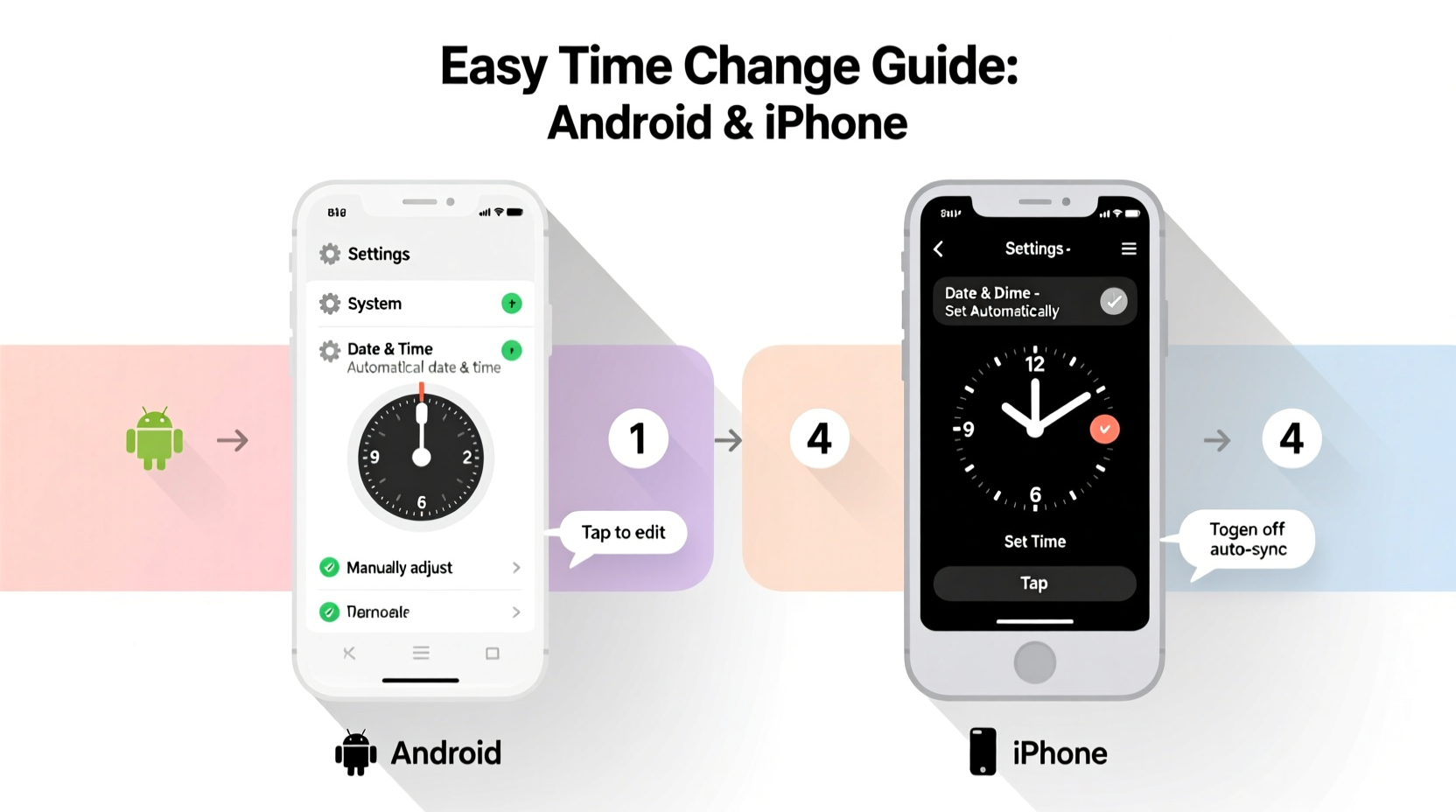 Android Change Time Step By Step Guide To Changing The Time On Any Phone Easy Tips For ...