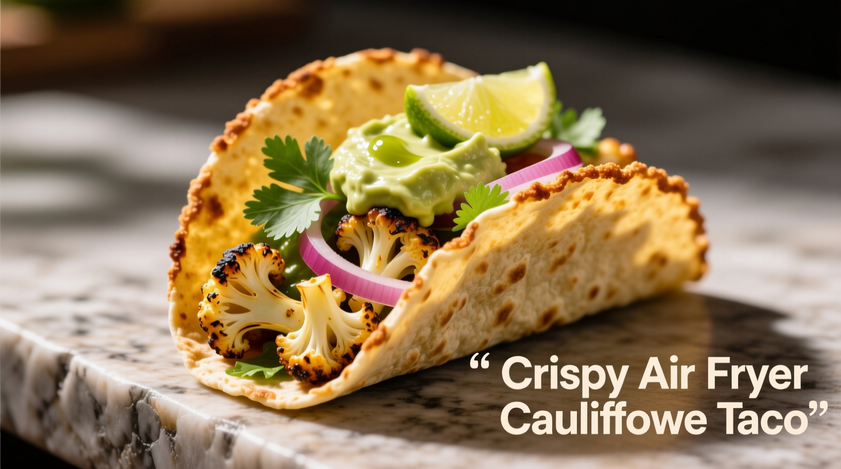 Perfect Air Fryer Cauliflower Tacos in 20 Minutes