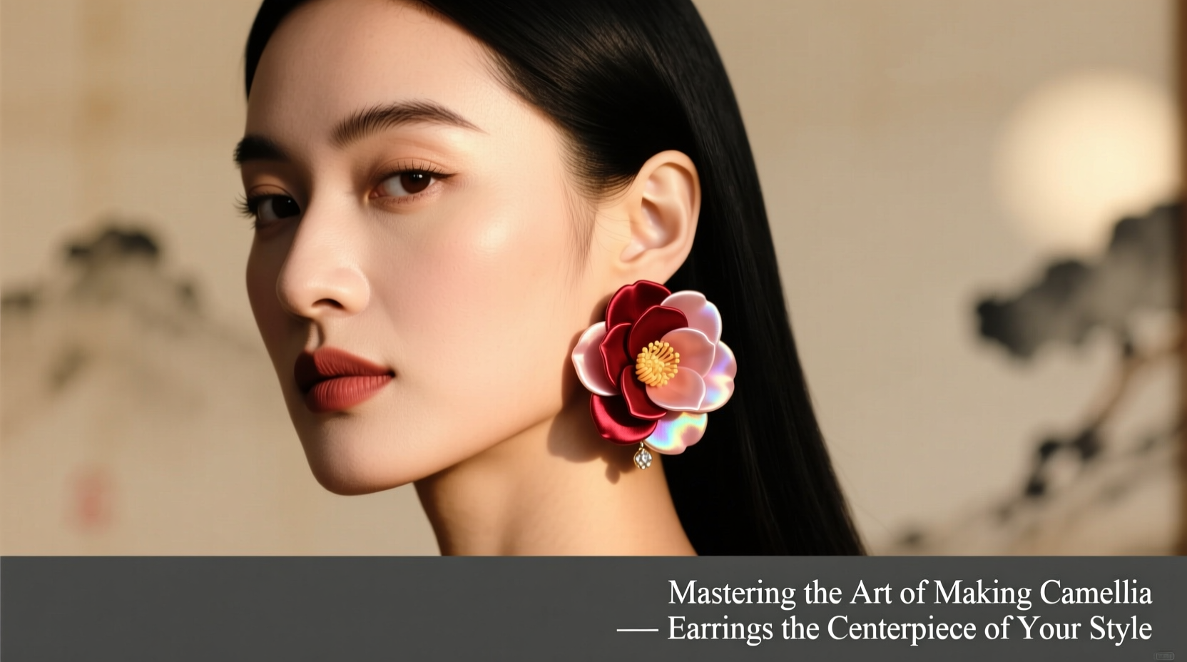 mastering the art of making camellia earrings the centerpiece of your style
