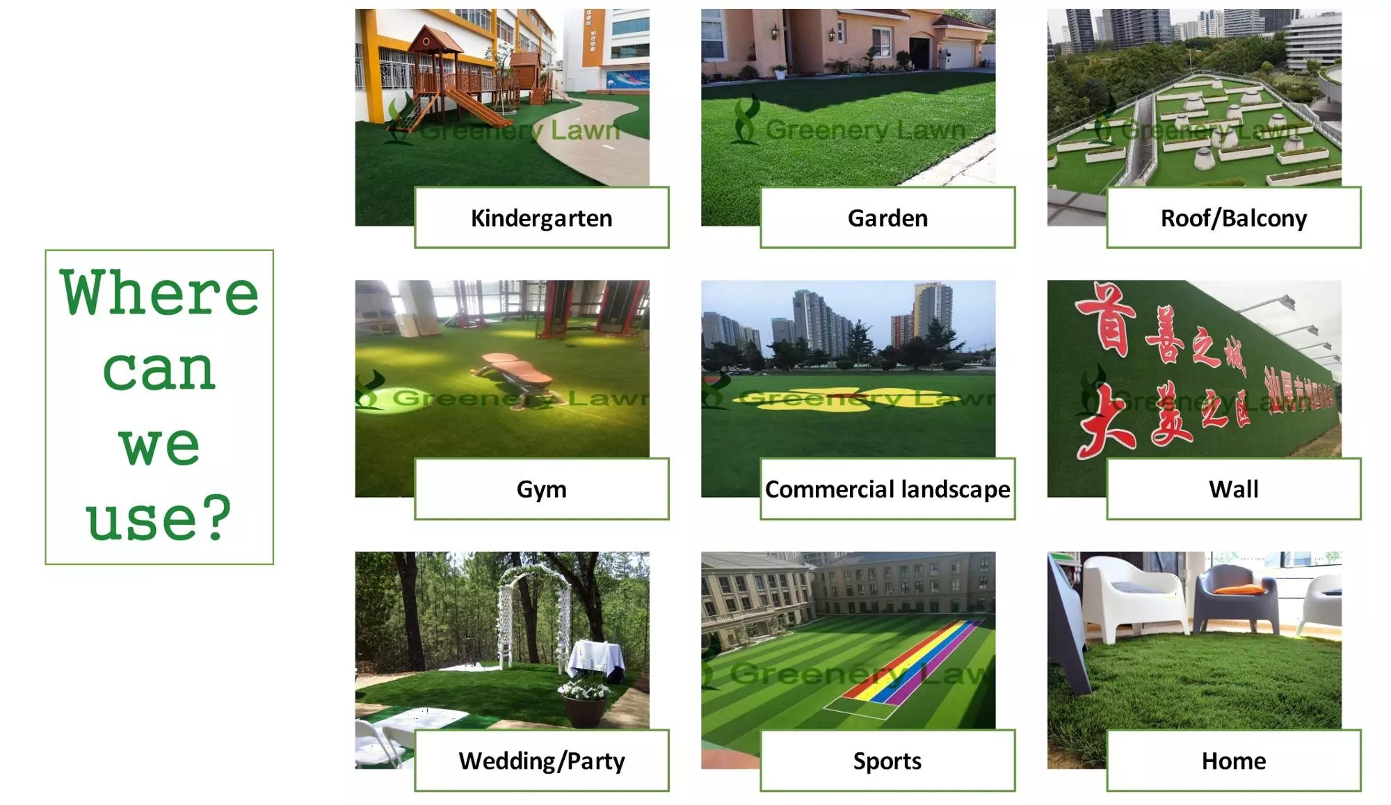 10mm Roof Artificial Grass 7mm-15mm Astro Turf For Roof Terrace