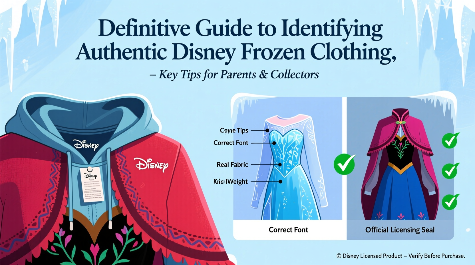 definitive guide to identifying authentic disney frozen clothing key tips for parents and collectors