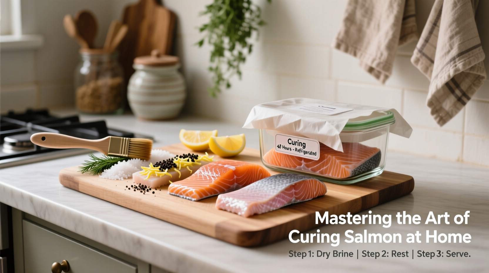 mastering the art of curing salmon at home a step by step guide for perfect flavor and texture