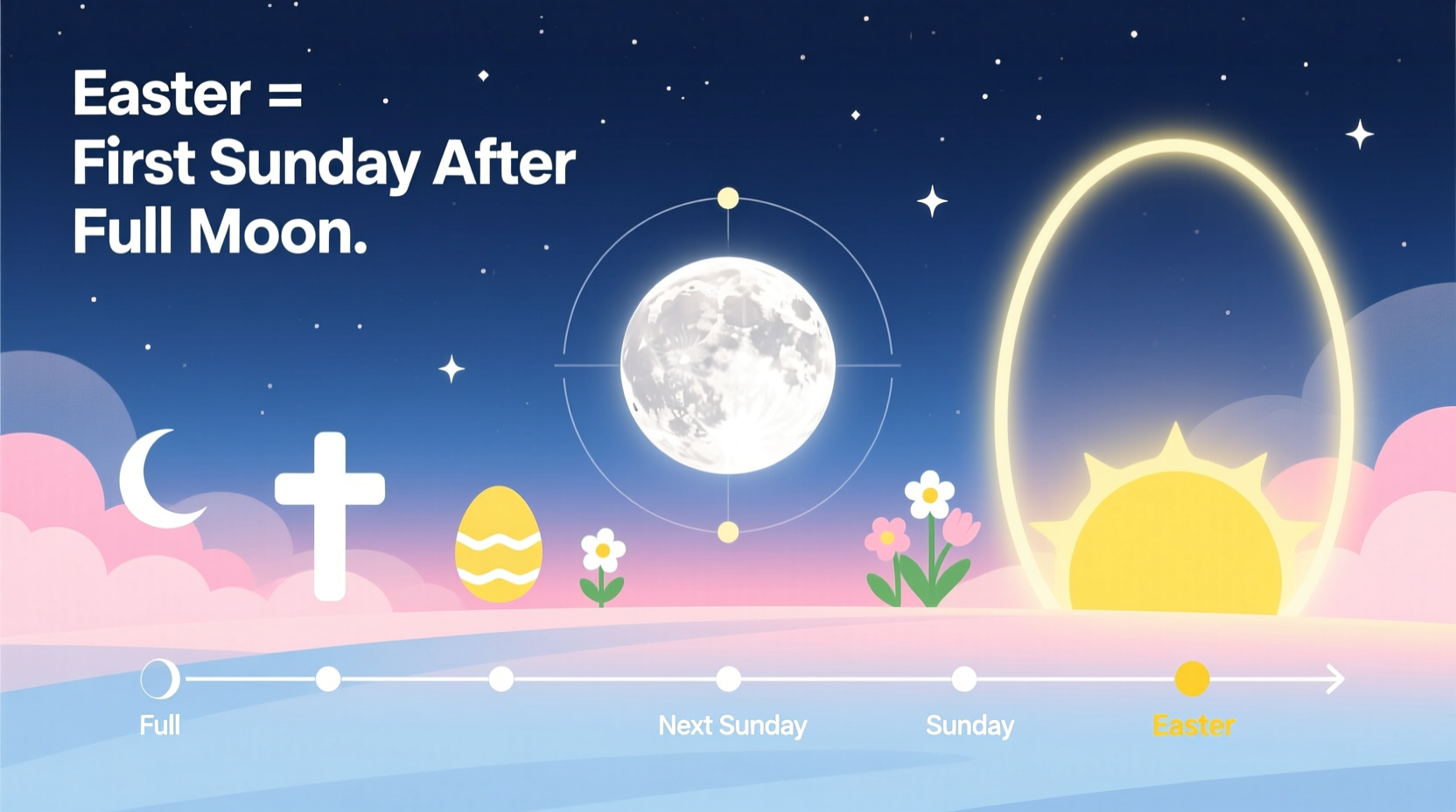 is easter the first sunday after the full moon