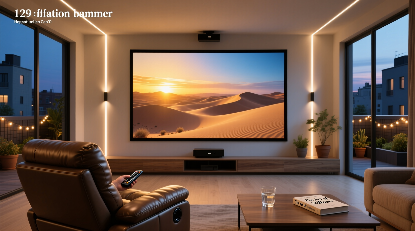 120 inch projector screen guide size, setup real world fit