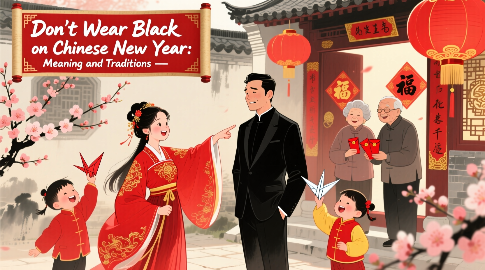 don t wear black on chinese new year