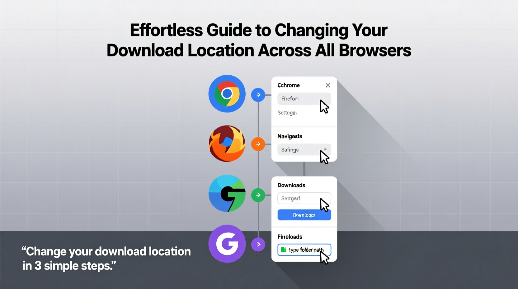 effortless guide to changing your download location across all browsers