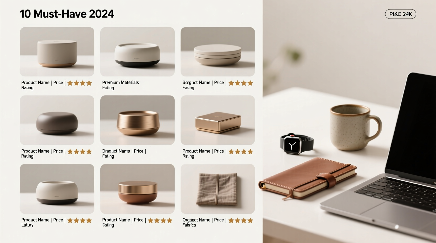 name the top 10 products with style and value