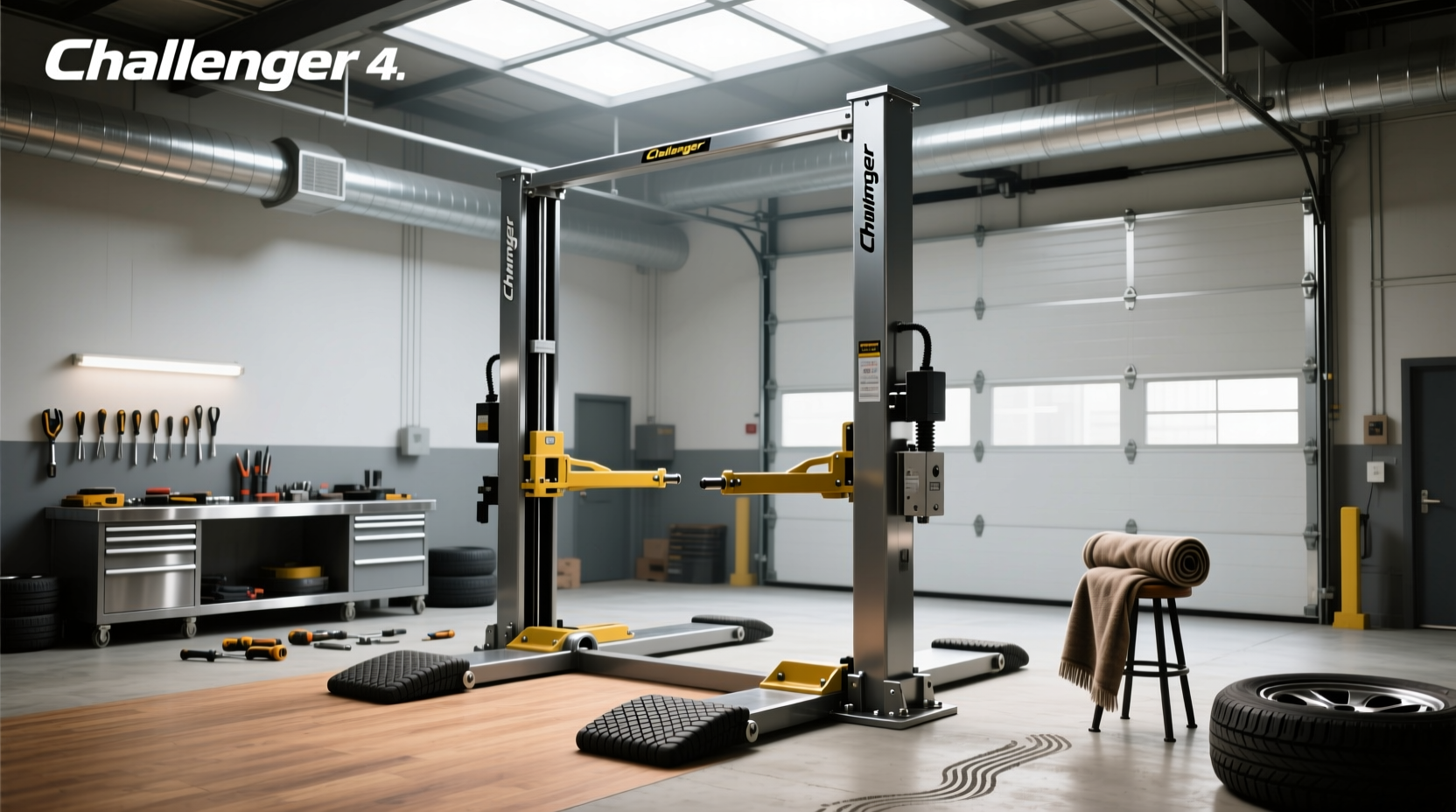 What to Know About Challenger 4-Post Lifts for Auto Shops